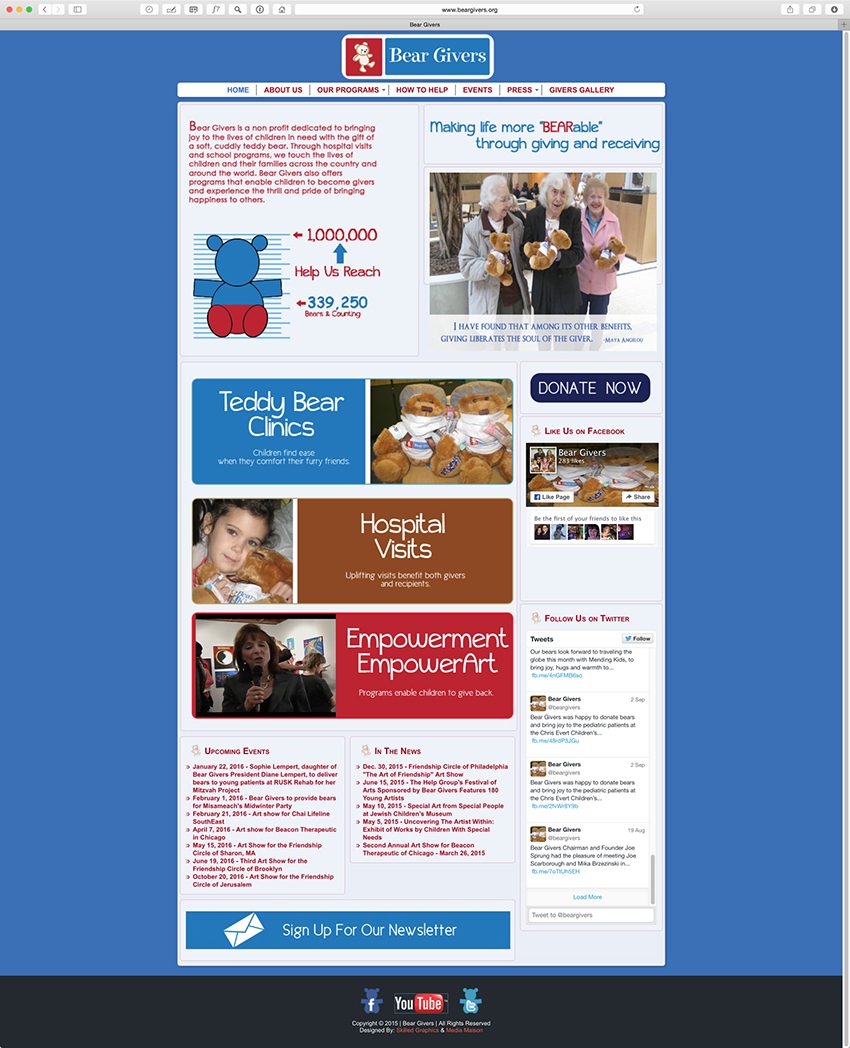 BearGivers Website